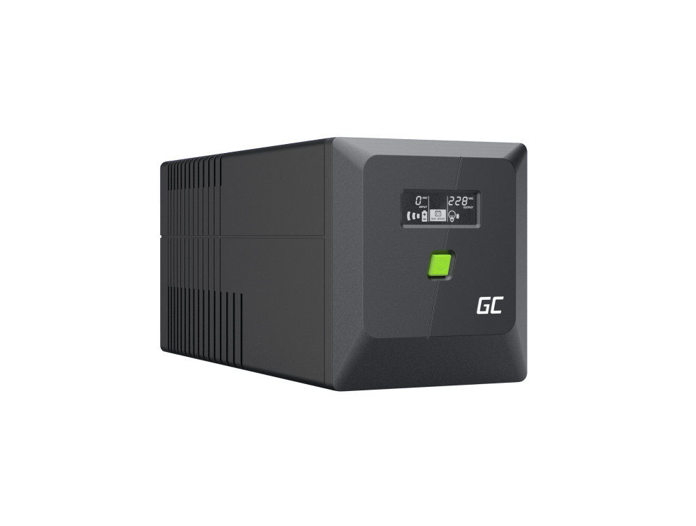 Green Cell UPS (UPSLM600) 1000VA/600W, Modified sine wave, Line Interactive AVR, LCD