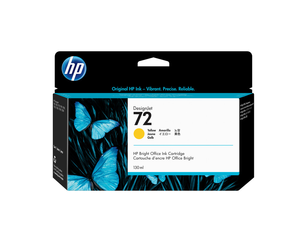 HP 72 ink yellow Vivera 130ml
