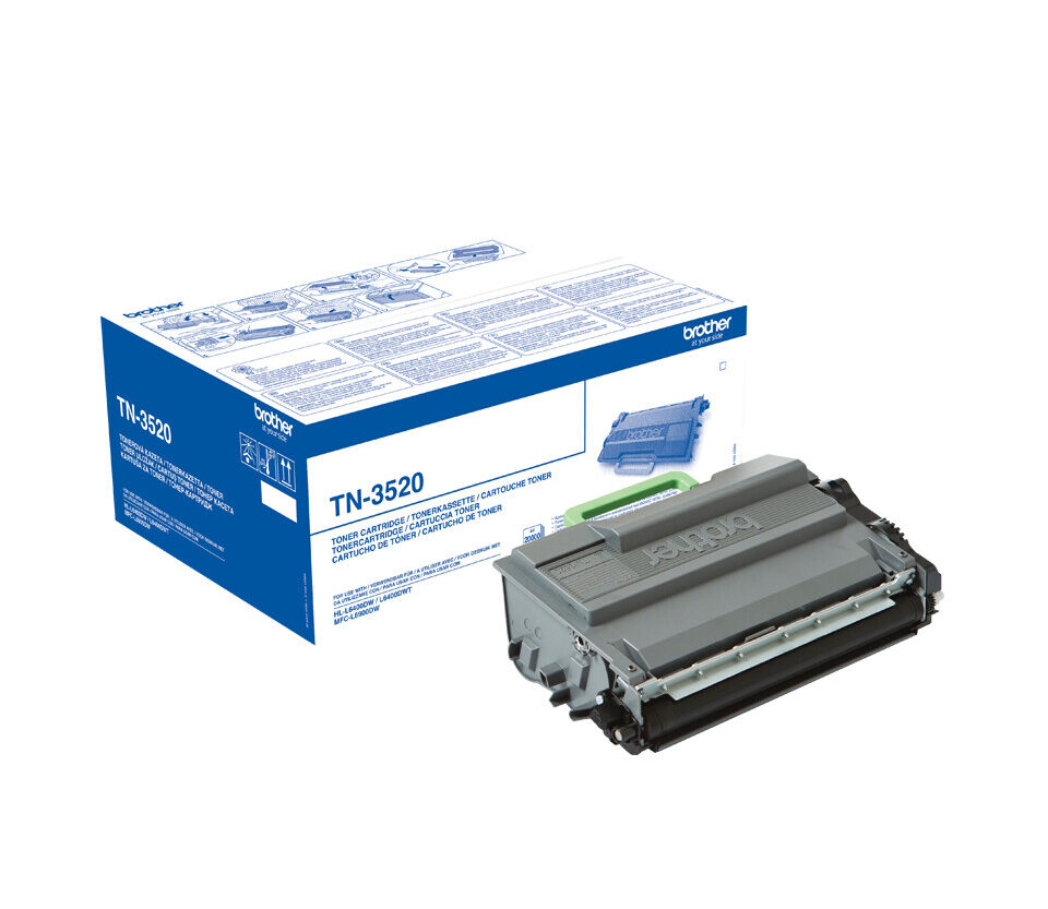 Original Toner Black Brother TN3520, TN-3520
