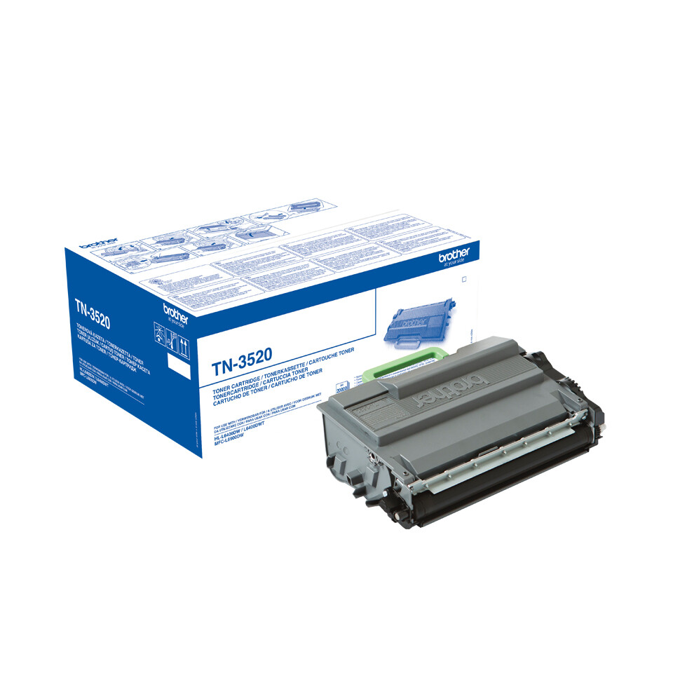 Original Toner Black Brother TN3520, TN-3520