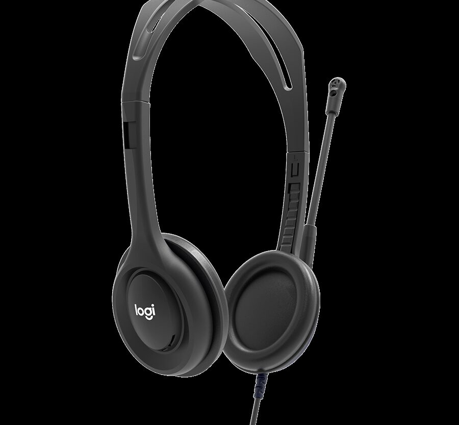 Alternative view of LOGITECH H111 Corded Stereo Headset - BLACK - 3.5 MM