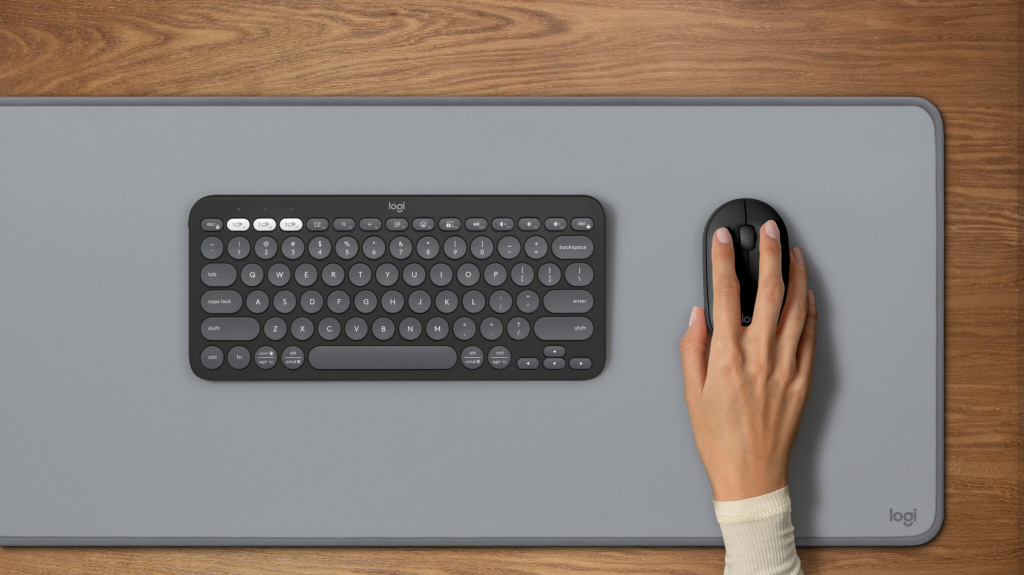 LOGITECH M350S Pebble 2 Bluetooth Mouse - TONAL GRAPHITE - Slika 3