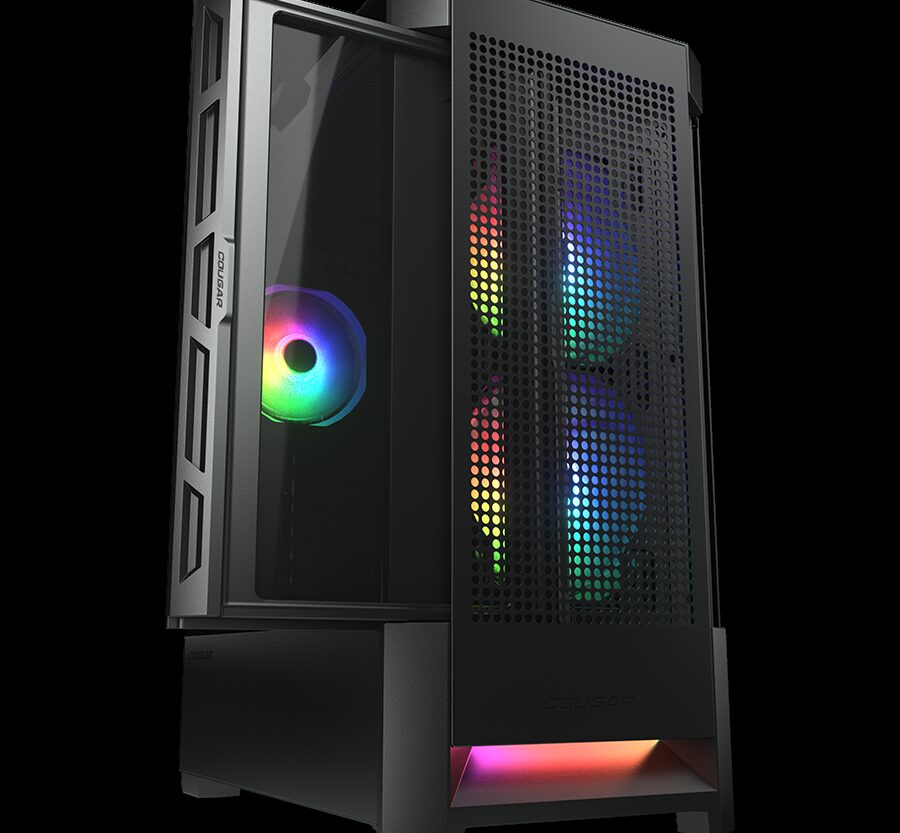 Alternative view of COUGAR AIRFACE RGB PC Case, Mid Tower, Black
