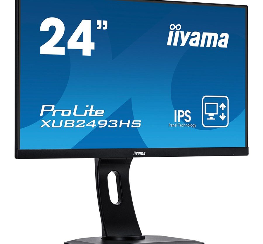 Alternative view of 24" ETE IPS-panel, 1920x1080, 15cm Height Adj. Stand, 4ms, 250cd/m2, Speakers, HDMI, DisplayPort (23,8" VIS)
