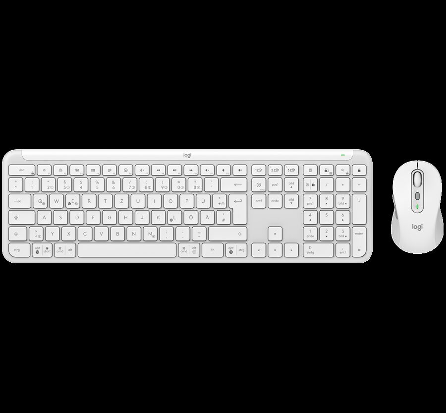 LOGITECH Signature Slim Combo MK950 - OFF WHITE - 2.4GHZ/BT - Croatian layout