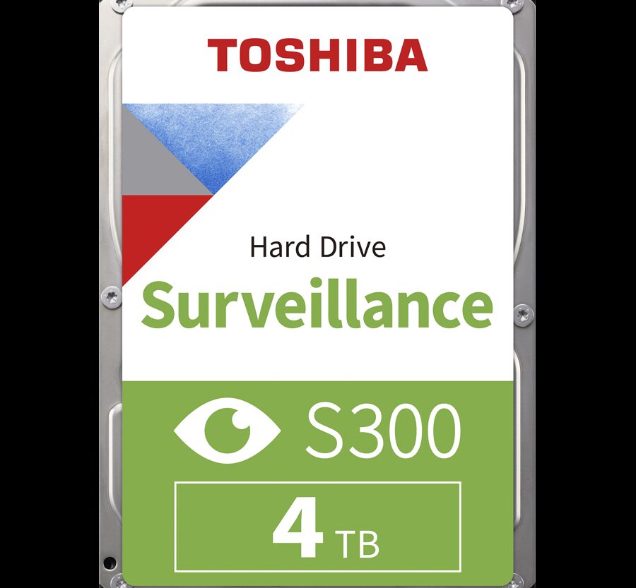 HDD Video Surveillance TOSHIBA S300 4TB SMR, 3.5'', 256MB, 5400RPM, SATA, TBW: 180
