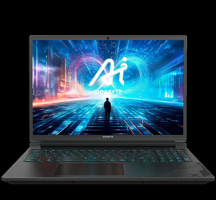 GIGABYTE Notebook G6X 9MG 16" (1920x1200@165Hz) WUXGA, Intel Core i7-13650HX, 16GB (2x8GB) DDR5 4800, NVIDIA RTX 4050 GDDR6 6GB, Gen4 1TB, Backlit, Free DOS