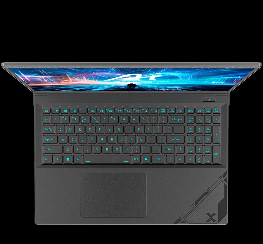 Alternative view of GIGABYTE Notebook G6X 9MG 16" (1920x1200@165Hz) WUXGA, Intel Core i7-13650HX, 16GB (2x8GB) DDR5 4800, NVIDIA RTX 4050 GDDR6 6GB, Gen4 1TB, Backlit, Free DOS