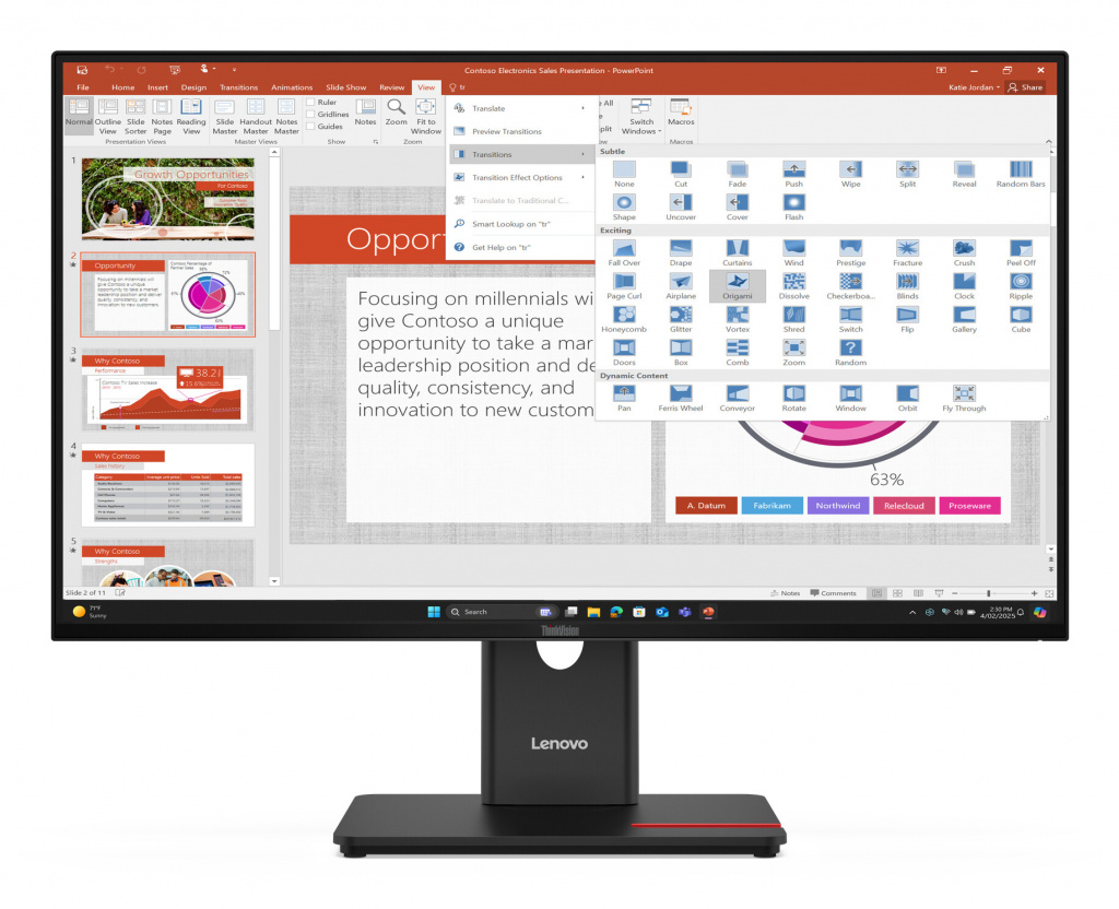 LENOVO ThinkVision T27-40 27inch TS