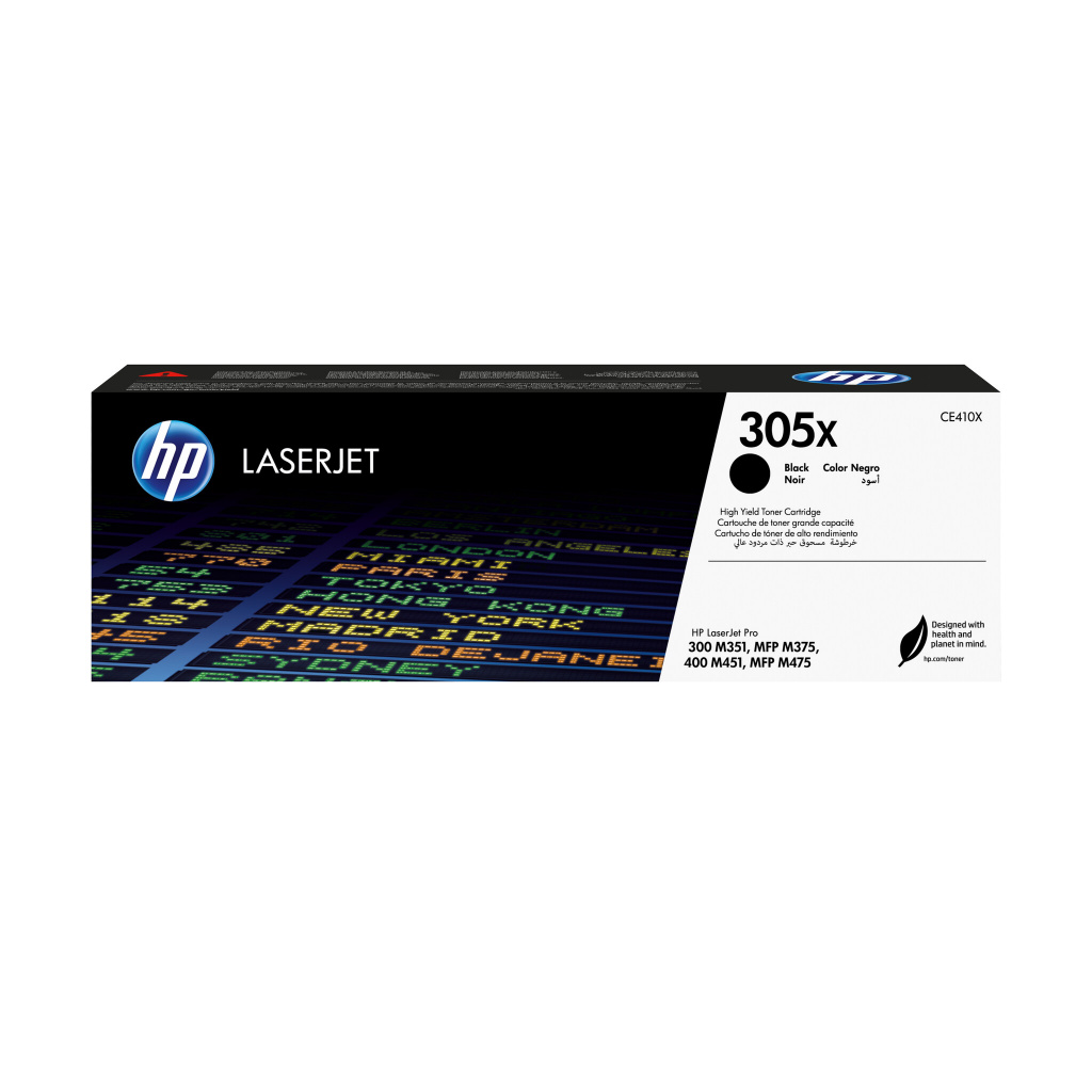 Original Toner Black HP LaserJet Pro M351, M375, M451, M475 (305X CE410X)