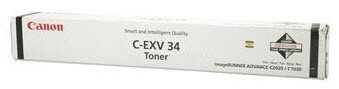 Original Toner Black Canon ADV iR-C2020, iR-C2025, iR-C2030, iR-C2220, iR-C2225, iR-C2230 (C-EXV34BK, CEXV34BK, 3782B002)