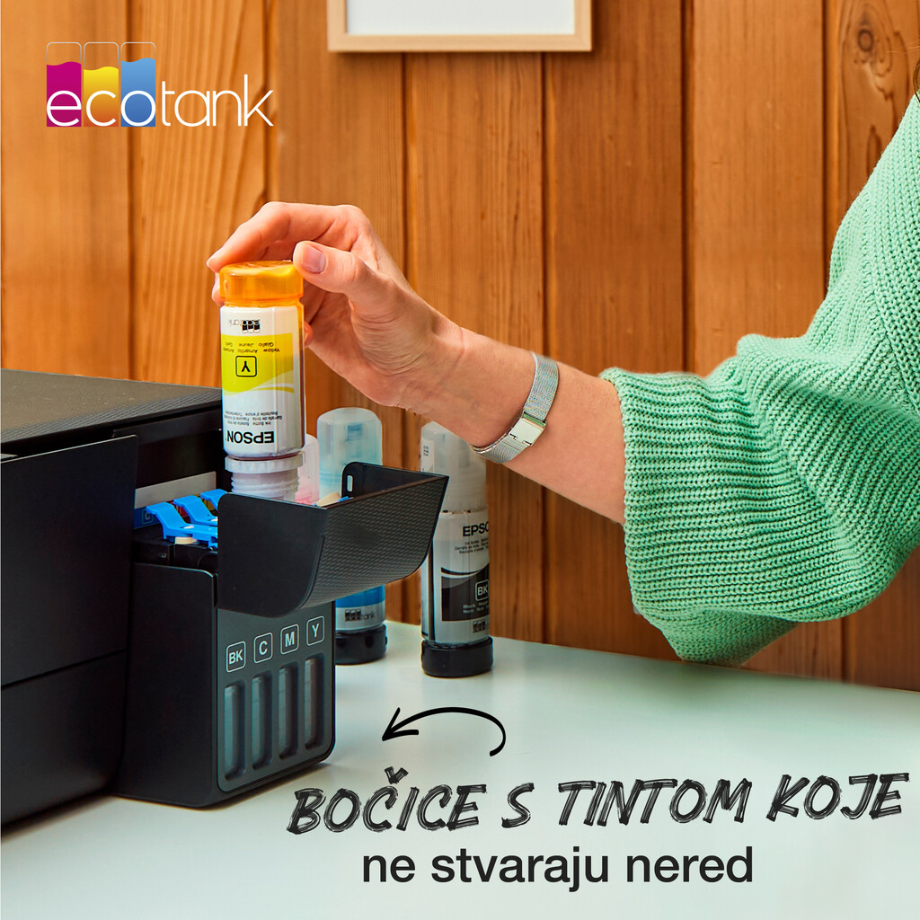 Tinta Epson 101 L4150 Cyan EcoTank 70ml C13T03V24A - Slika 6