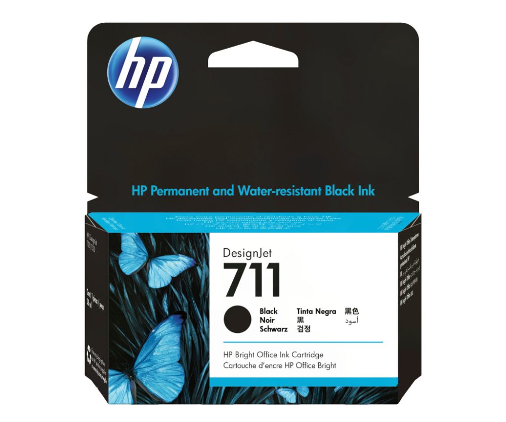 HP 711 ink black 38 ml DJ T120 520