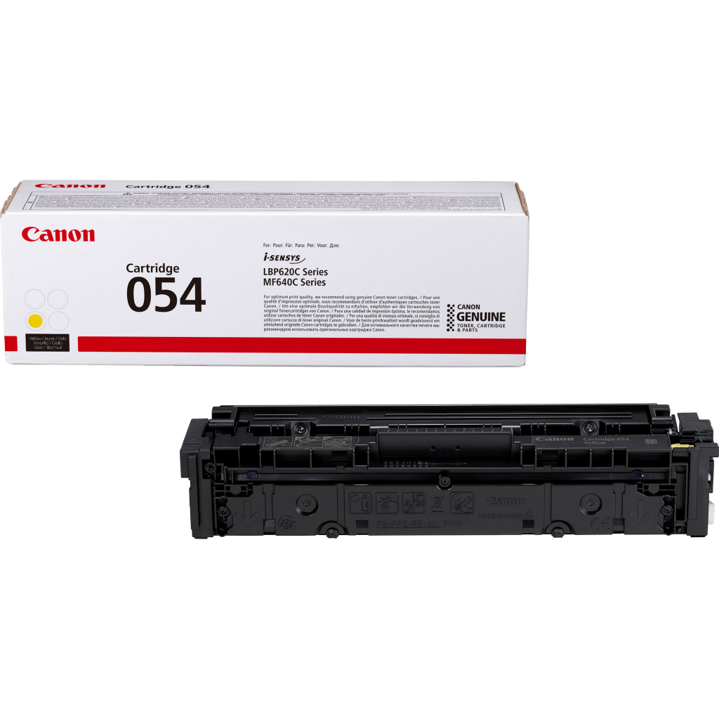 Original Toner Yellow Canon LBP621C, MF640C series (CRG054Y, CRG-054Y, 3021C002)