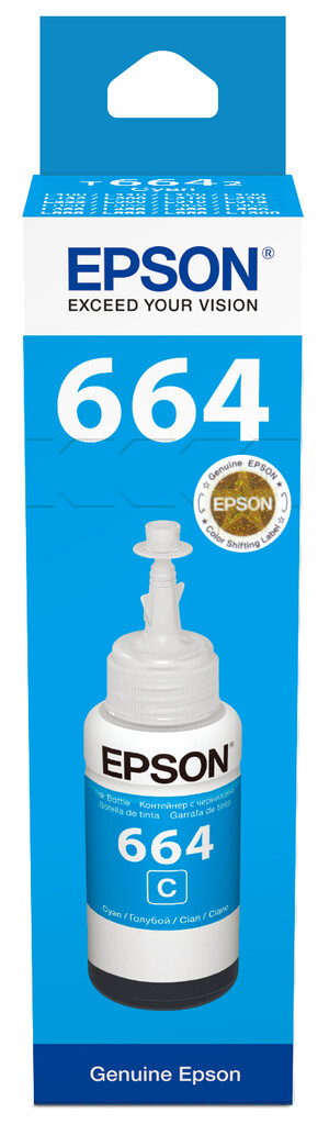 Tinta Epson T66424 Cyan