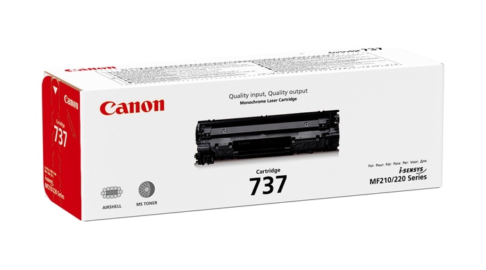 Original Toner Black Canon i-SENSYS LBP151dw, MF211, MF212w, MF216n  (CRG737, CRG-737,9435B002)