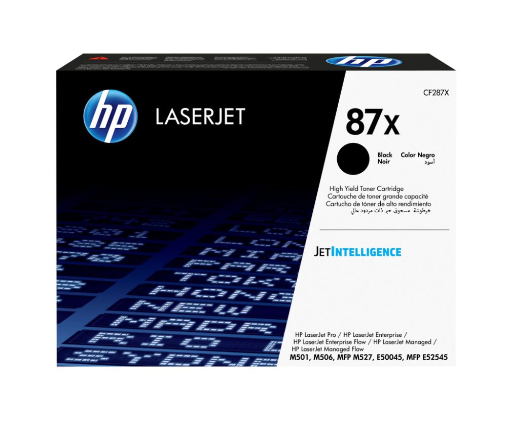 Original Toner Black HP LaserJet Enterprise M501, M506, M527 (87X CF287X)