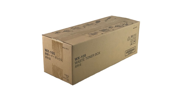 Original Waste toner box Minolta Bizhub C226, C227, C266, C287, C367, C257i, (WX105, WX-105, A8JJWY1)