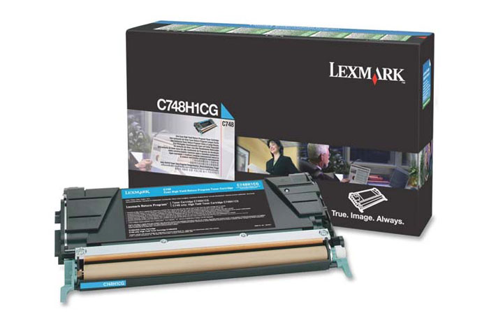 Original Toner Cyan Lexmark C748 (C748H1CG)