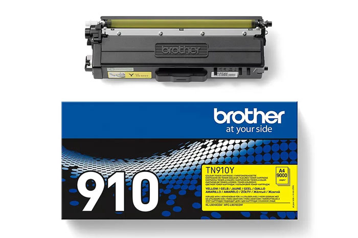 Original Toner Yellow Brother HL-L9310, MFC-L9570 (TN910Y, TN-910Y)