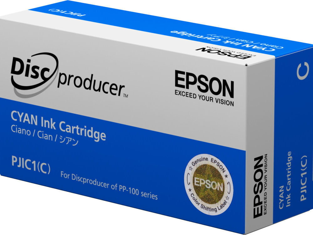 Original Ink- Cyan Epson PP-100 (PJIC7,  C13S020688)