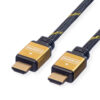 Roline GOLD HDMI kabel sa mrežom, M/M, 1.0m