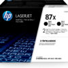 Original Toner Black HP LaserJet Enterprise M501, M506, M527 (87X CF287XD) (DWUPAK), kompatybilne z CF287X