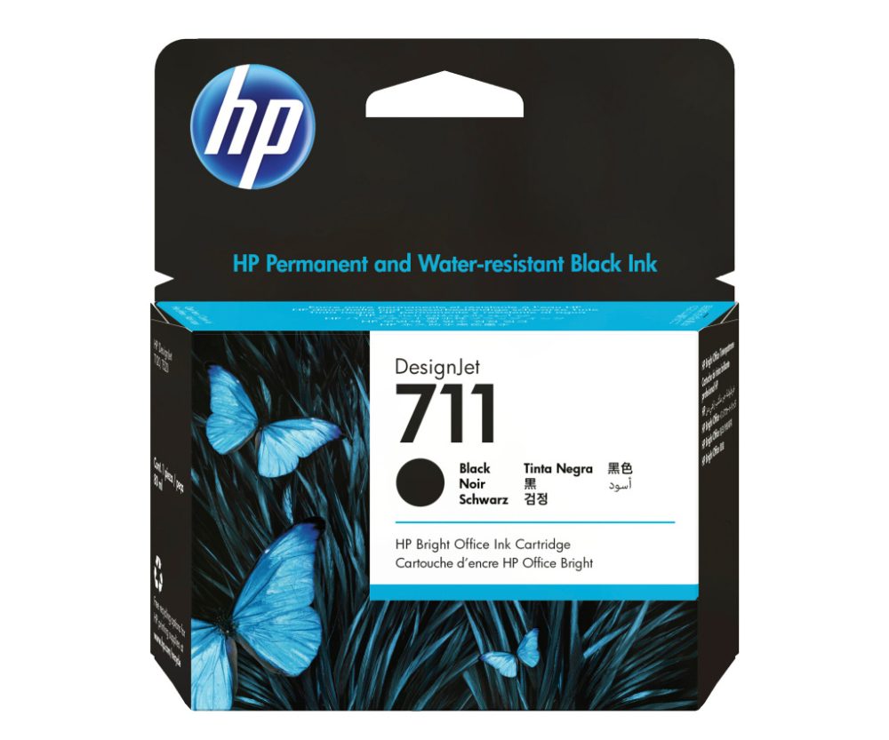 HP 711 ink black 80 ml DJ T120 520