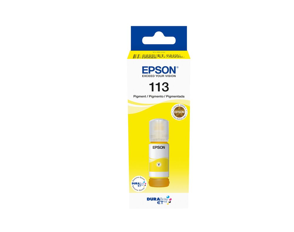 Original Ink bulk in a bottle Yellow Epson 113 (T06B4, C13T06B440)