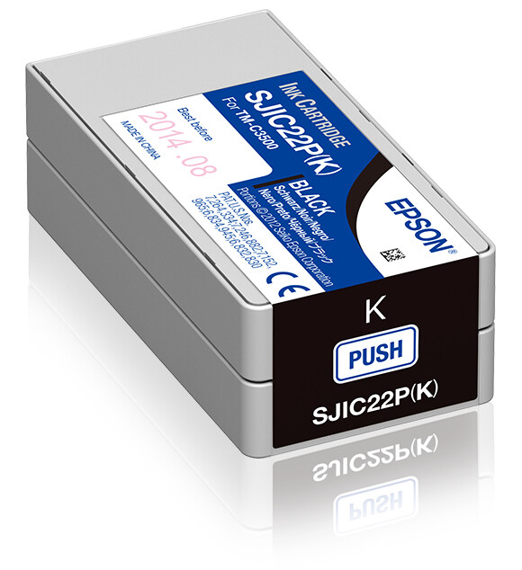Original Ink- Black Epson SJIC22PK, SJI-C22PK, SJIC-22PK (C33S020601)