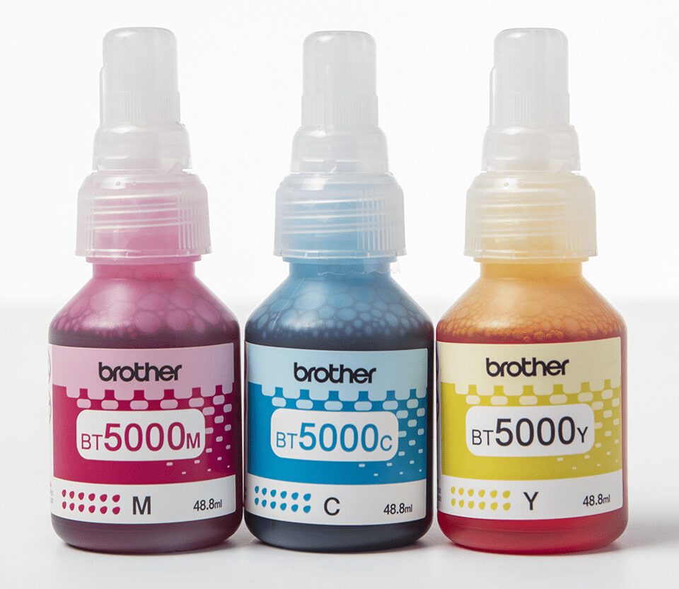 Original Ink bulk in a bottle CMY Brother BT-5000C, BT-5000M, BT-5000Y (BT5000C, BT5000M, BT5000Y) - Slika 4
