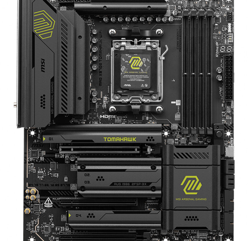 Alternative view of MBO AM5 MSI MAG X870E TOMAHAWK WIFI