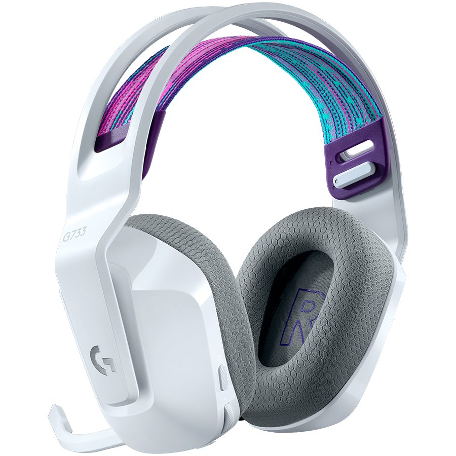 LOGITECH G733 LIGHTSPEED Wireless RGB Gaming Headset - WHITE - Slika 2