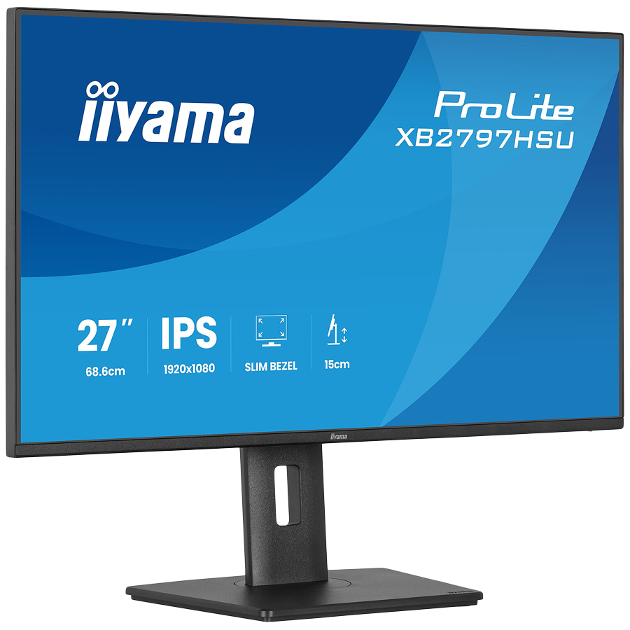 27" IPS panel, 1920x1080 at 120Hz, EyeComfort, 15cm height adjustable stand, 350cd/m2, Speakers, HDMI, DisplayPort, 1ms MPRT, USB 2x3.2 plus 2x USB-C - Slika 2