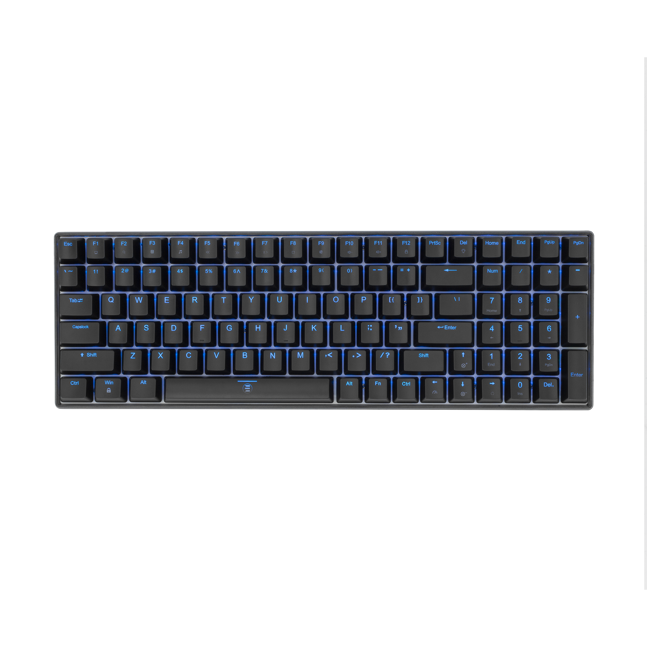 Tipkovnica WHITE SHARK ESL-K2 Katana RGB, mehanička, US Layout, USB, crna