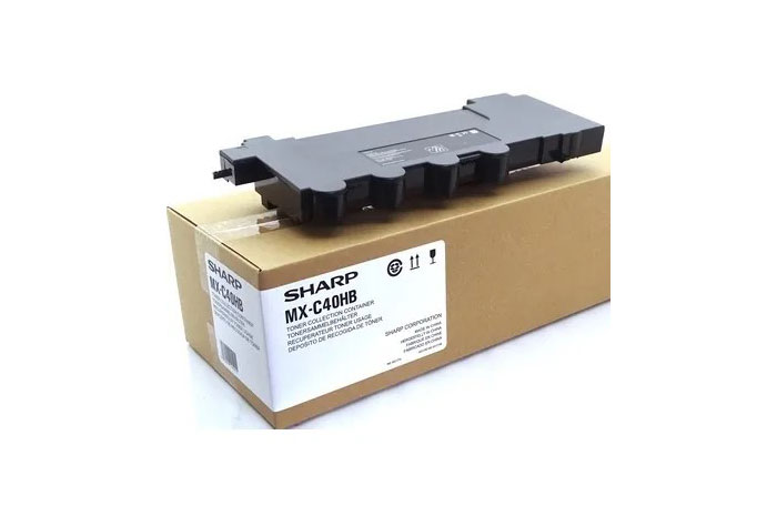 Original Waste toner box Sharp MX-C407P (MXC40HB, MX-C40HB)