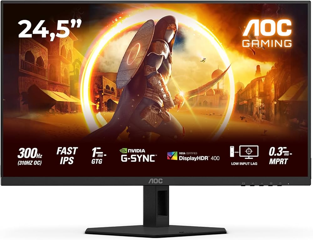 AOC 25G4SRE 24,5", 2xHDMI, DP, 300Hz, 1ms