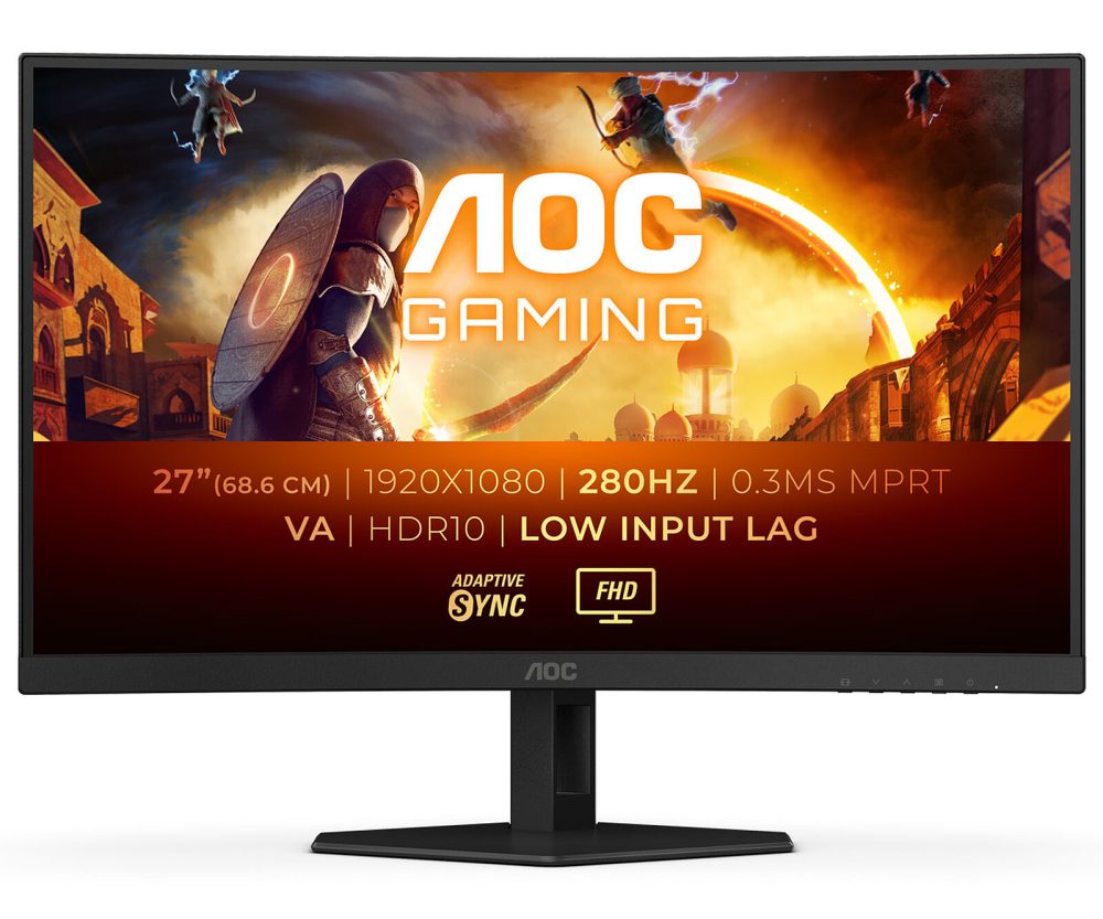 AOC C27G4ZXE 27", DP, 2xHDMI, 280Hz, 1ms