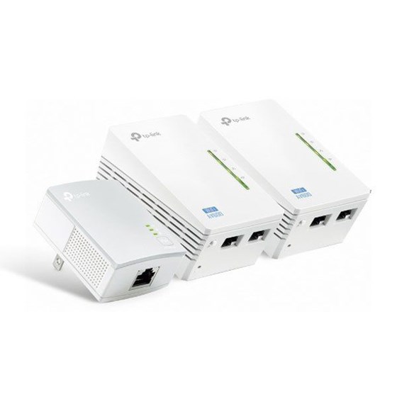 TP-Link AV600 2-port Powerline WiFi Extender 3-pack kit