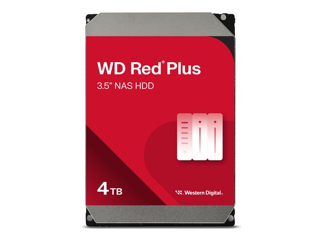 WD Red Plus 4TB SATA 6Gb/s 3.5inch HDD
