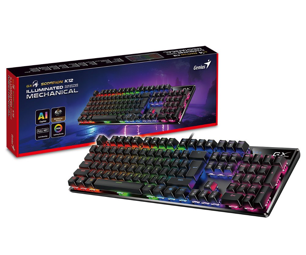 Genius Scorpion K12, mehanička tipkovnica, USB