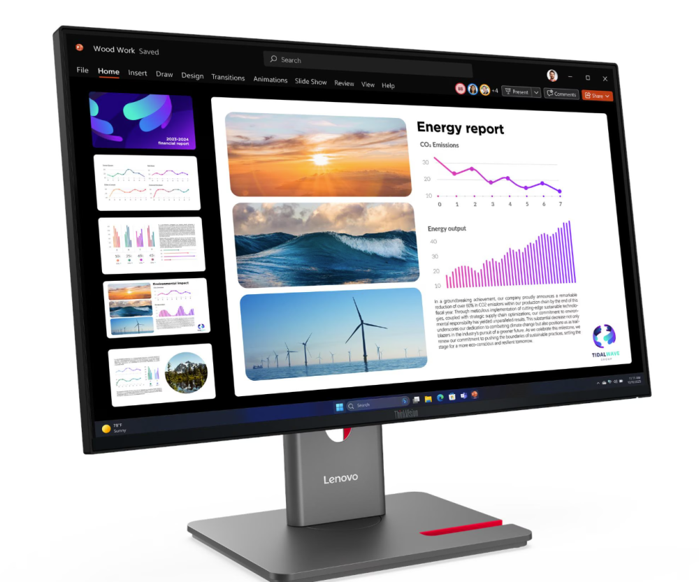 Lenovo P24Q-40 QHD IPS, HDMI, DP, USB-C