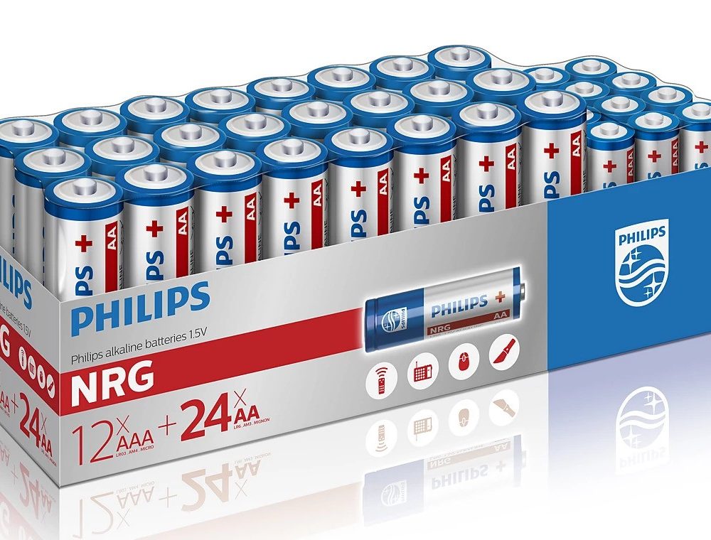 Philips baterije 24xAA+12xAAA, 36 komada