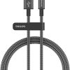 Philips USB-A na USB-C kabel, 2m, 3A, 60W, 480Mbps