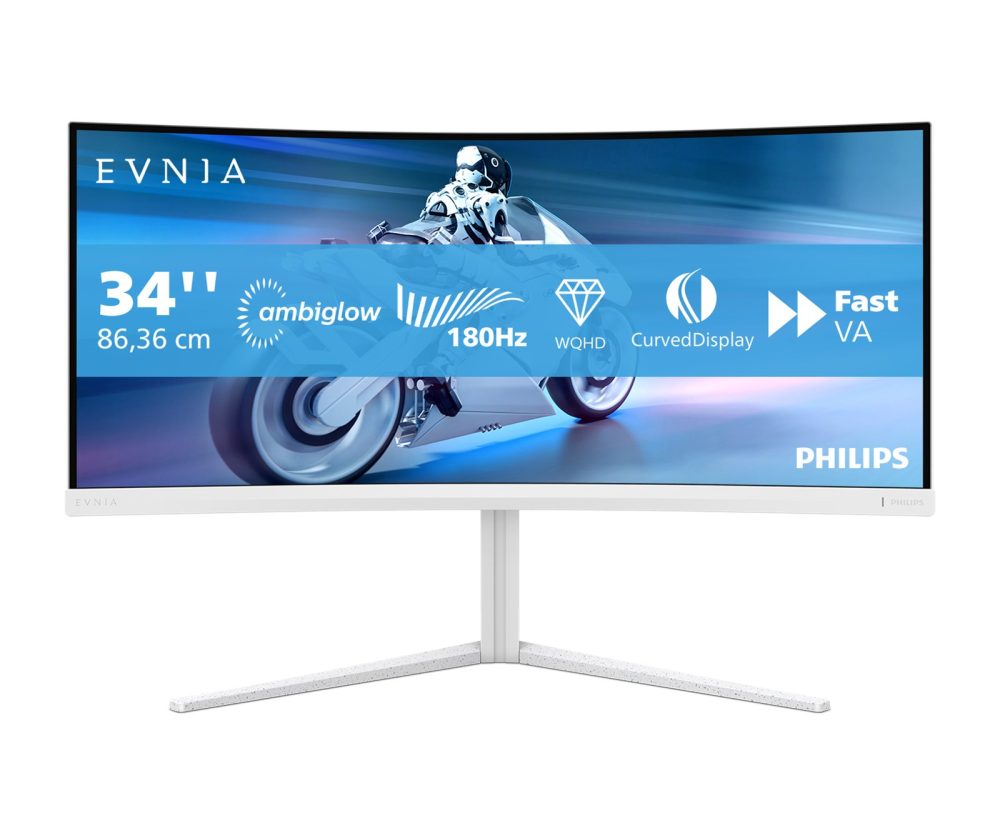 Philips 34M2C5501A 34", WQHD, 2xHDMI, 2xDP, 180Hz