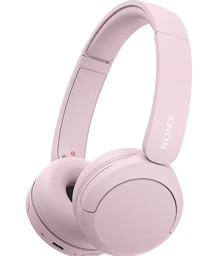 Sony WH-CH520, bežične slušalice, Bluetooth, roza