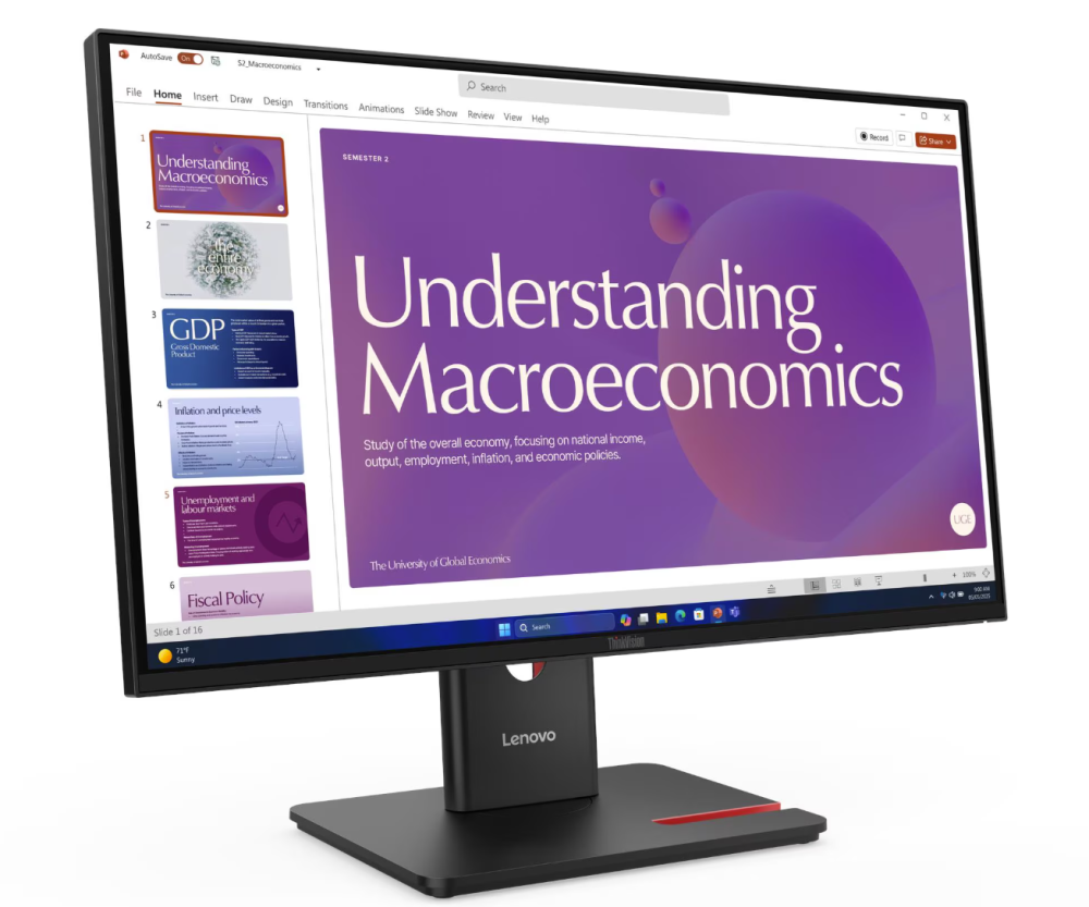 Lenovo T24D-40 FHD IPS, HDMI, DP, USB-C, zvučnici