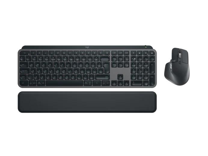 Logitech MX Keys S Combo, bežična tipkovnica+miš, graphite (920-011614)
