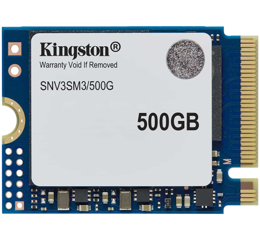 Kingston 500GB NV3 SSD M.2 2230 PCIe 4.0 NVMe, Read: 5,000/ Write: 3,000MB/s