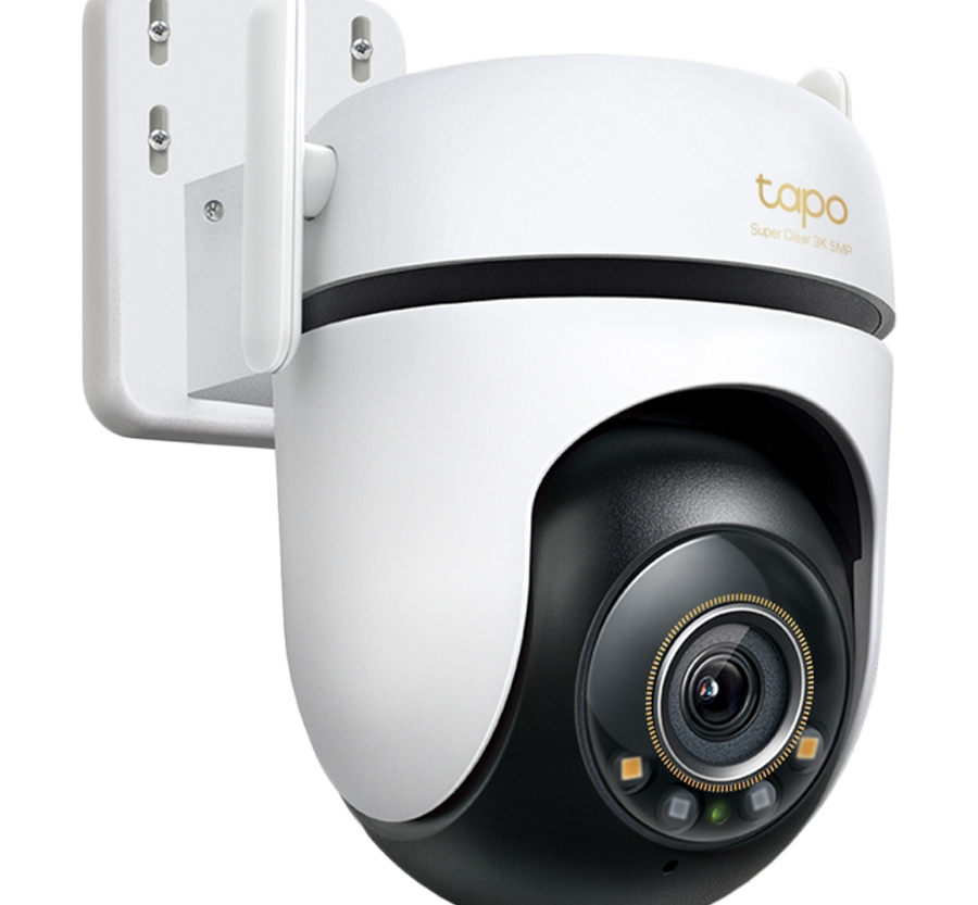 Alternative view of TAPO C530WS Outdoor Pan/Tilt Security Wi-Fi Camera, 3K 5MP (2880x1620), 2.4 GHz, 2 Ext. Antennas, 1 Eth. Port, Pan/Tilt, Starlight Colour Night Vision, Smart AI Detection and Notif., Sound and Light Alarm, Voice Control, microSD Card up to 512GB